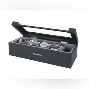 Brookstone NWT LiteBox Watch Case 4pc